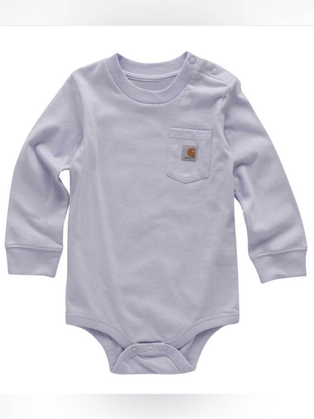 Carhartt Kid's Infant Long-Sleeve Pocket Bodysuit